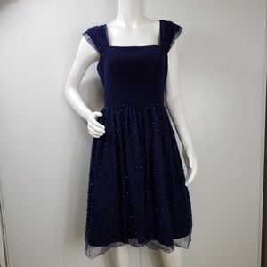 Gal Meets Glam Beaded Cocktail Dress Sz 8 2303